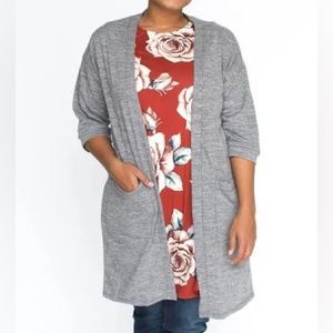 Brand New, Never Worn Agnes and Dora Gray French Terry